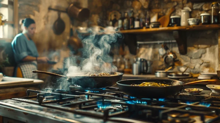 Olivenöl in der warmen Küche